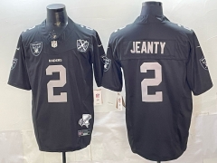 NFL 3rd Generation Retro Edition Las Vegas Raiders Black#2 Jersey(Logo 3)-0840