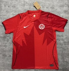 (S-4XL) 2026 Canada Home Red Thailand Soccer Jersey AAA-4506