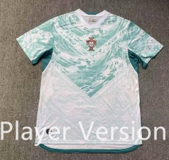 (S-4XL)Player Version 2026 World Cup Portugal Away White&Green Thailand Soccer Jersey AAA-912