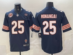 NFL Chicago Bears Royal Blue #25 Jersey(Logo 6)-0840