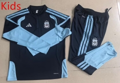 2025-26 Argentina Up-Cyan Kids/Youth Soccer Tracksuit-GDP