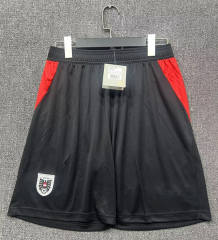 26-27 Austria Home Black Thailand Soccer Shorts-718
