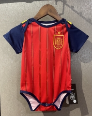 2025-26 Spain Home Red Baby Soccer Uniform-CS