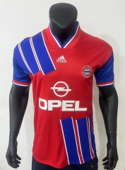 Player Version 93-95 Retro Version Bayern München Home Red&Blue Thailand Soccer Jersey AAA-0871