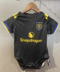2025-26 Manchester United 2nd Away Black Baby Soccer Uniform-CS