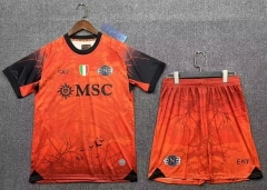 2025-26 Halloween Edition Napoli Orange Soccer Uniform-718