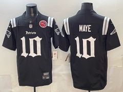 NFL New England Patriots 7th Generation Black #10 Jersey(Logo 1)-0840