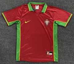 Retro Version 1998 Portugal Home Red Thailand Soccer Jersey AAA-5404