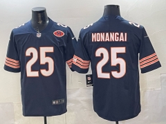 NFL Chicago Bears Royal Blue #25 Jersey(Logo 2)-0840