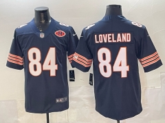 NFL Chicago Bears Royal Blue #84 Jersey(Logo1)-0840