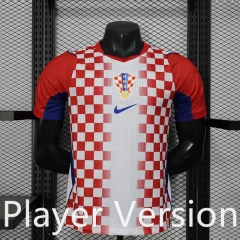 Player Version 2026-2027 Croatia Home Red&White Thailand Soccer Jersey AAA-888