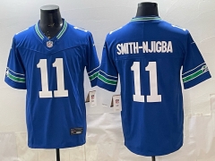 NFL Retro Version 3rd Generation Seattle Seahawks Blue #11 Jersey-0840