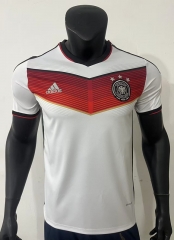 Retro Version 2014 Germany Home White&Red Thailand Soccer Jersey AAA-0871