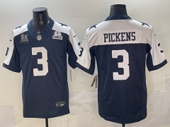 NFL Dallas Cowboys 3rd Generation Blue&White#3 Jersey(Logo 4)-0840