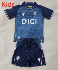 2025-26 Cádiz CF 2nd Away Blue Kid/Youth Soccer Uniform-AY
