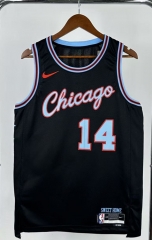 2026 City Version Chicago Bulls Black #14 NBA Jersey-311