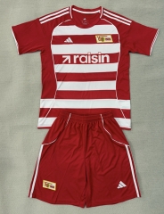 2025-26 FC Union Berlin Home Red&White Soccer Uniform-AY