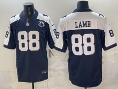 NFL Dallas Cowboys 3rd Generation Blue&White#88 Jersey(Logo 2)-0840