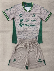 2025-26 Santos Laguna Away Gray Soccer Uniform-AY