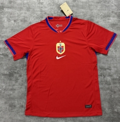 (s-4xl)2026-27 Norway Home Red Thailand Soccer Jersey-4506