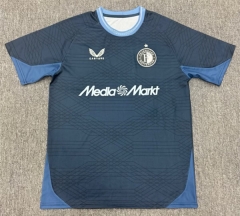 (S-4XL) 25-26 Feyenoord Rotterdam Away Royal Blue Thailand Soccer Jersey AAA-1424