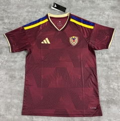 (s-4xl)2026-27 Venezuela Home Red Thailand Soccer Jersey AAA-4506(Logo embroidery）