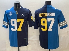 NFL Detroit Lions Blue #97 Jersey(Logo 1)-0840