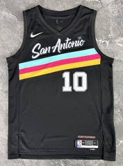2026 City Edition San Antonio Spurs Black #10 NBA Jersey-311