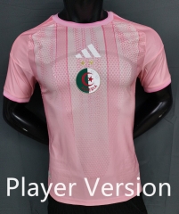 (XS-3XL)Player Version 2026-2027 Algeria Pink Thailand Soccer Jersey AAA-9926