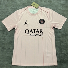 (S-4XL)25-26 Paris SG Pink Thailand Training Soccer Jersey AAA-4506