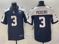 NFL Dallas Cowboys 3rd Generation Blue&White#3 Jersey(Logo 2)-0840