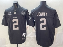 NFL 3rd Generation Retro Edition Las Vegas Raiders Black#2 Jersey(Logo 1)-0840