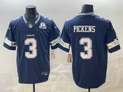 NFL Dallas Cowboys 3rd Generation Royal Blue#3 Jersey(Logo 3)-0840