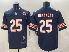 NFL Chicago Bears Royal Blue #25 Jersey(Logo1)-0840