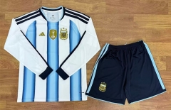 2026-27 World Cup Argentina Home Blue&White  LS Soccer Uniform-709