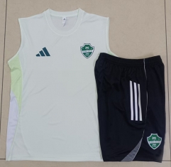 2025-2026 AI Ahly Light Green Thailand Vest Tracksuit Uniform-815