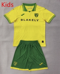 2025-26 Norwich City  Home Yellow Kids/Youth Soccer Uniform-AY