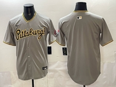 NFL Pittsburgh Pirates Gray Jersey-0840