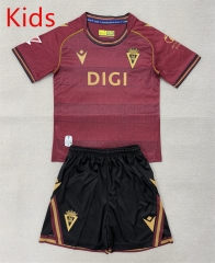 2025-26 Cádiz CF  Away Red Kid/Youth Soccer Uniform-AY