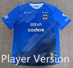 (S-4XL)Player Version 2025-2026 Monterrey 2nd Away Blue Thailand Soccer Jersey AAA-912