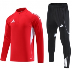25-26 Adidas Red Thailand Soccer Tracksuit Uniform-GDP