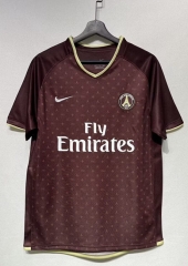 Retro Version 06-07 Season Paris Away Dark Red Thailand Soccer Jersey AAA-2483