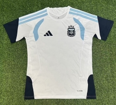 26-27 Argentina White Thailand Training Soccer Jersey-416