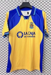 Retro Version 00-01 Las Palmas Home Yellow Thailand Soccer Jersey AAA-2044