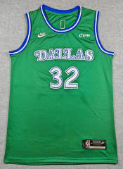 Classic Version Dallas Mavericks Green #32 NBA Jersey-1380