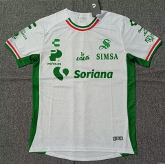 (S-4XL) 2025-26 Santos Laguna 2nd Away White Thailand Soccer Jersey AAA-5378