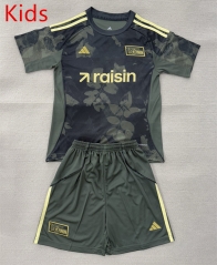 25-26 FC Union Berlin Away Green Kids/Youth Soccer Uniform-AY