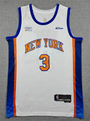 2026 City Version New York Knicks White#3 NBA Jersey-1380