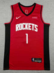 Houston Rockets Red#1 NBA Jersey-1380