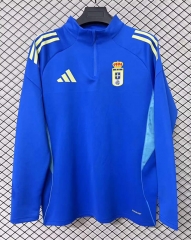 2025-26 Real Oviedo Blue Thailand Soccer Tracksuit -2044